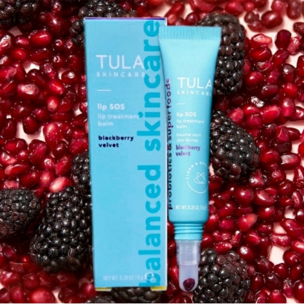 🆕TULA Lip SOS BlackBerry Velvet Lip Treatment Gloss - Picture 14 of 15